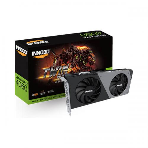 Inno3d GeForce RTX 4060 Twin X2 8GB GDDR6 128-bit Gaming Graphics Card